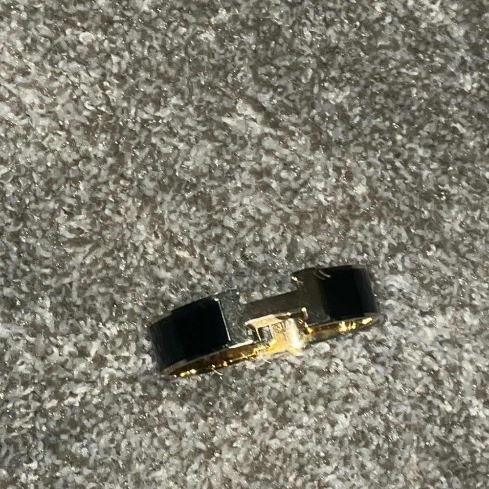 Hermès Clic H Bracelet Black and Gold